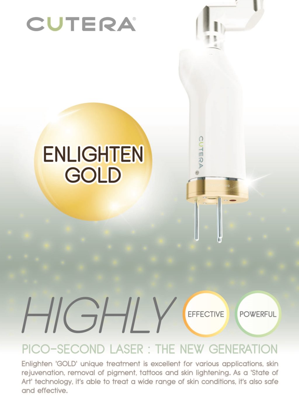 Take Years Off Your Face with the Enlighten Gold treatment